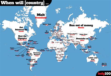 El Mapa Del Mundo Según Lo Que Interesa A Los Internautas Del Futuro De