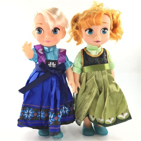 Disney Toys 2016 Frozen Princess Dolls For Girls Frozne Elas And Anna