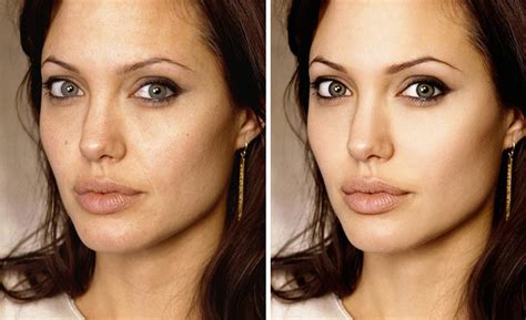 21 Unbelievable Images Of Celebs Before And After Photoshop Reckon Talk
