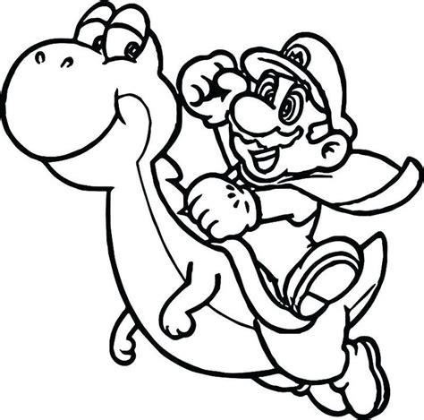 Cute and Complete Super Mario Coloring Pages PDF - Coloringfolder.com