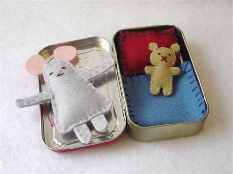 Custom Wee Mouse In Altoids Tin House Made To Order 2400 Via Etsy