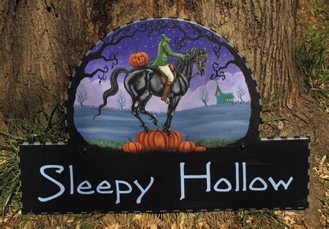 Sleepy Hollow Sign Spooky Pinterest