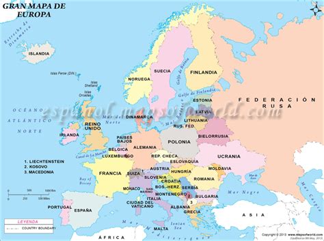 Mapa político europa other contents Información e imágenes con Mapas de Europa Fisico ...