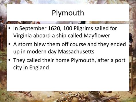Ppt The Plymouth Colony Powerpoint Presentation Free Download Id