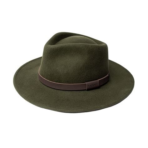 Barbour Crush Bushman Hat Olive The Sporting Lodge