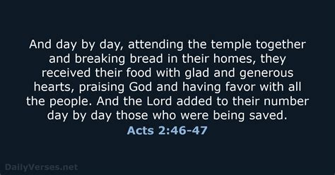 Acts 246 47 Bible Verse Esv
