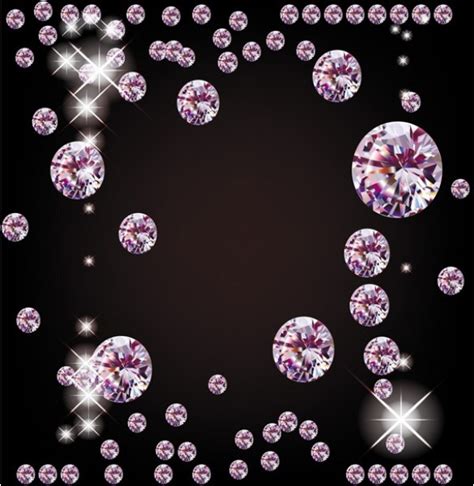 4 Sparkling Diamonds Vector Graphics Welovesolo