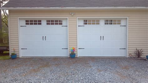 2 Single Garage Doors With Hardware 2 Pineville Nc A Plus Garage Doors