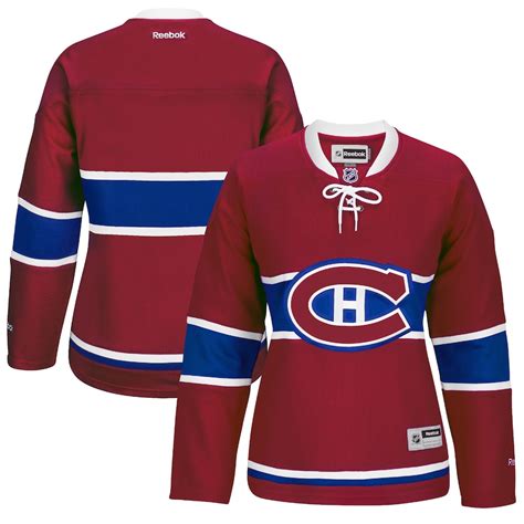 Shop authentic montreal canadiens jerseys that feature official team graphics in home and away styles, including habs breakaway jerseys, alternate jerseys, vintage canadiens jerseys and more. Women's Montreal Canadiens Reebok Red Premier Home Jersey