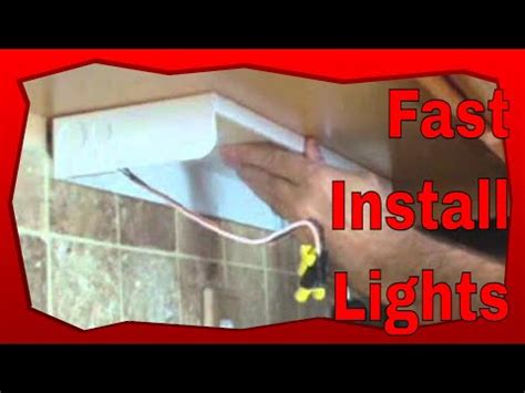 Another solution to unsightly ucl wires is to hide them inside the cabinet. How to Install an Under Cabinet Lighting - YouTube