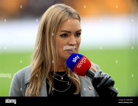 Sky Sports Moderatorin Laura Woods Stockfotografie Alamy
