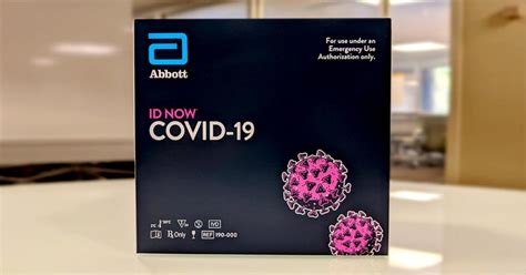 A mobile phone number so we can text you to confirm we've got. FDA approves Abbott ID NOW test kit that detects COVID-19 in 5 minutes