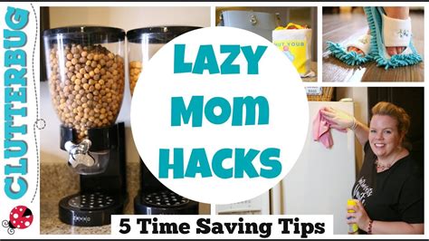 Lazy Mom Life Hacks - 7 Time Saving Parenting Tips - YouTube