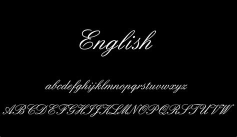 English Font Font Tr
