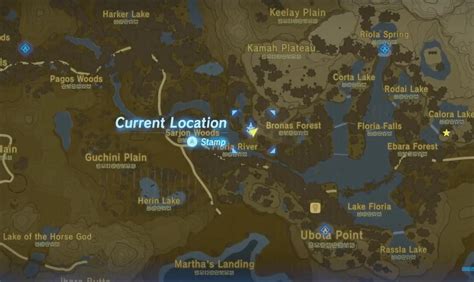 Legend Of Zelda Breath Of The Wild Dragon And Shrine Location Guide