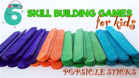 6 Therapeutic Games With Popsicle Sticks For Skill Building L Ot