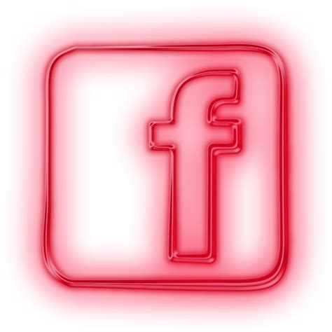 Facebook Icon Facebook Icons Light Red Icon