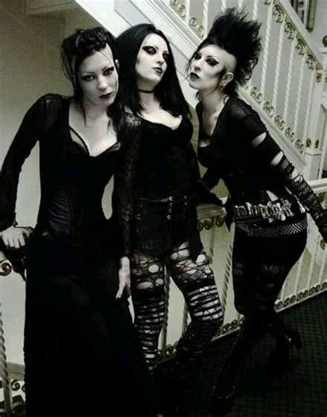 Goths Fashion Is Every Mysterios Thing Black Hair Dark Eyeliner Black Nails Dark Clothing