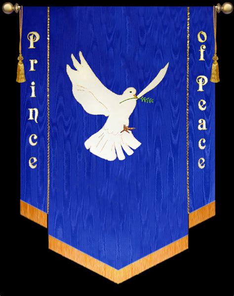 Prince Of Peace With Side Panels Christian Banners For Praise And Worship
