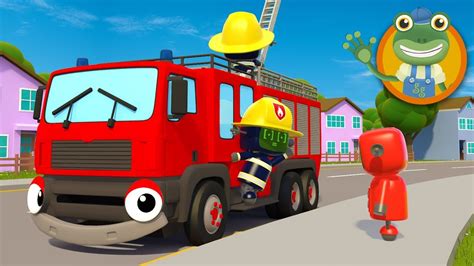 Big Truck Nursery Rhymes | Kids Songs | Gecko's Garage ... In this blippi video there is the blippi fire truck song for kids.