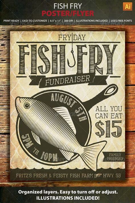 If you're a student, you can save 50% off their annual membership fee and you also get your first six months free! Fish Fry Event / Fundraiser Poster, Flyer or Ad | Fried ...