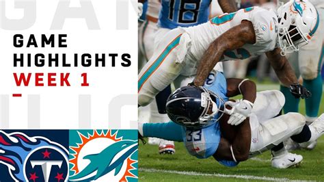 Titans Vs Dolphins Week 1 Highlights Nfl 2018 Youtube
