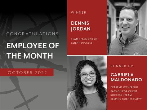Employees Of The Month October 2022