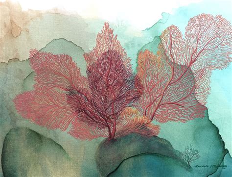 Just upload a photo and we automatically match you with an artist suited for your order who ships you the artwork. Red Coral in 2020 | Coral watercolor, Coral reef art, Coral reef drawing