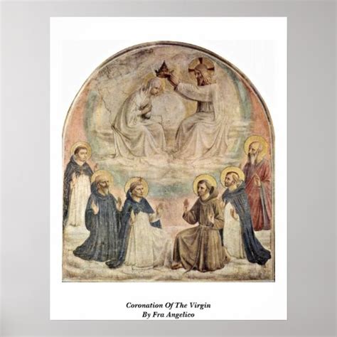 Coronation Of The Virgin By Fra Angelico Poster Zazzle