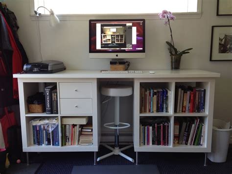 Expedit Standing Desk Under 200 Ikea Hackers