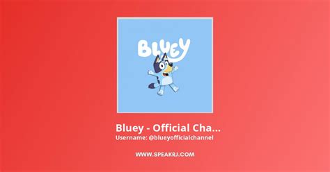 Bluey Official Channel Youtube Channel Subscribers Statistics