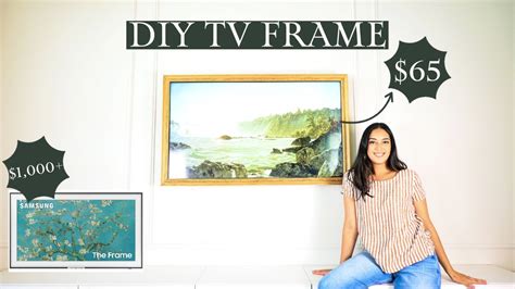 Make Your Tv Look Like Art With This Diy Frame Youtube