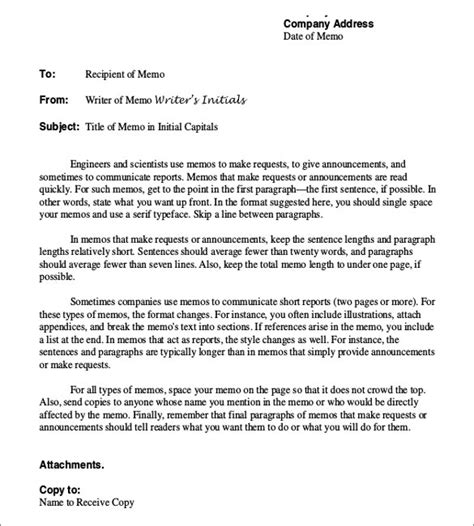 The purpose of the memo, the context and problem, and the specific. 8+ Company Memo Templates - Free Sample, Example, Format ...