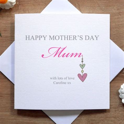 personalised handmade dangle mother s day card mum mummy step mum godmother ebay step mum