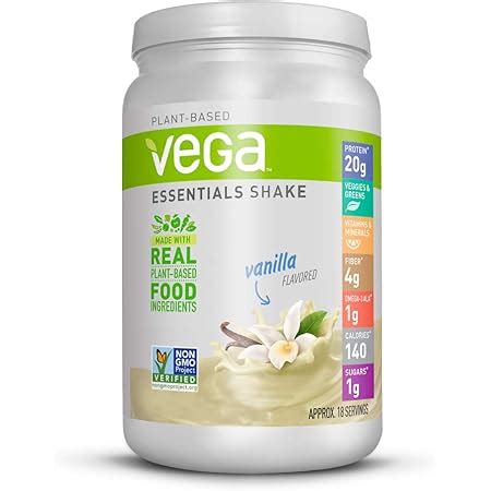 Amazon Vega Protein And Greens Vanilla Vegan Protein Powder G