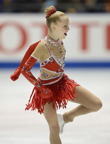 Elena Radionova Of Russia Performs During The Womens Free Skating