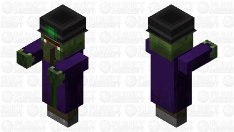 Zombie Witch I Tried My Best To Reproduce The Hat In This File Format Minecraft Mob Skin
