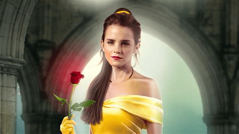 Beauty And The Beast Emma Watson Wallpapers Wallpaper Cave