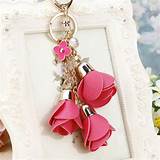 Rose Flower Keychain Pictures