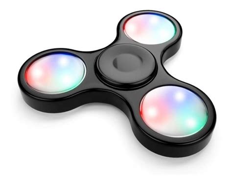 Fidget Spinner Led Con Luz Antiestres Ansiedad Spinners 7500 En