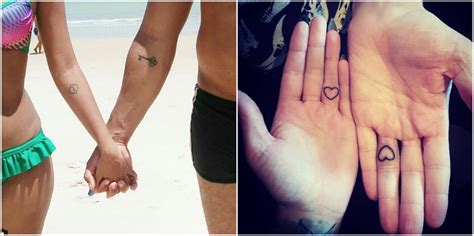 18 románticos y pequeños tatuajes para parejas ...
