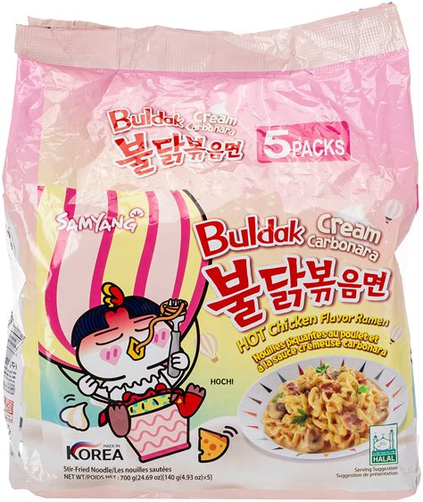 Buy Samyang 5 Packs Cream Carbonara Buldak Spicy Chicken Roasted