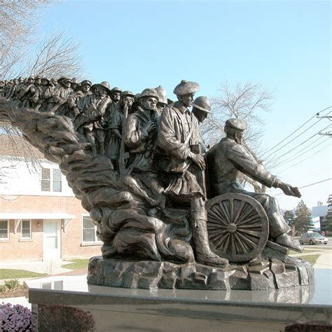 Canadian Veterans Memorial Sculptures By Tps