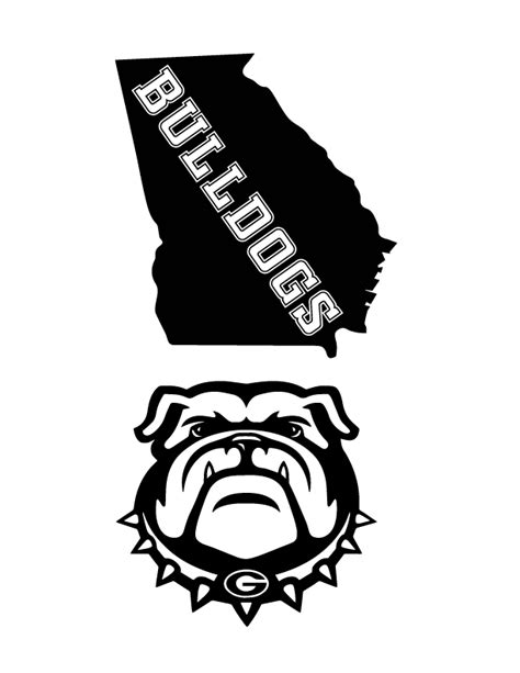 Georgia Bulldogs Svg Free Georgia Bulldogs Svg Download Svg Art