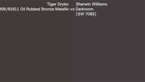 Tiger Drylac Oil Rubbed Bronze Metallic Vs Sherwin Williams