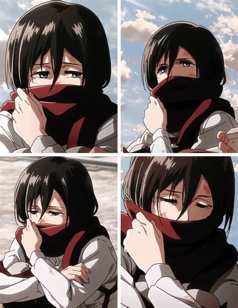 Mikasa And Her Security Scarf