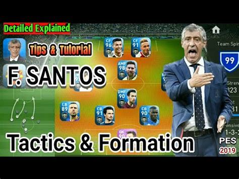 Manager Fernando Santos Tactics & Formation Tutorial - PES ...