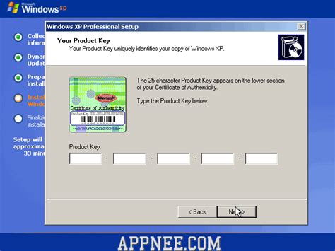 Windows Xp All Editions Universal Product Keys Collection Appnee