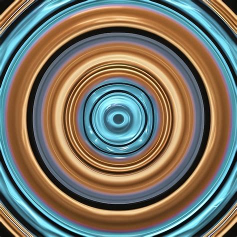 Premium Ai Image Abstract Background Concentric Circles