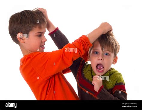 Two Boys Fist Fighting Hi Res Stock Photography And Images Alamy